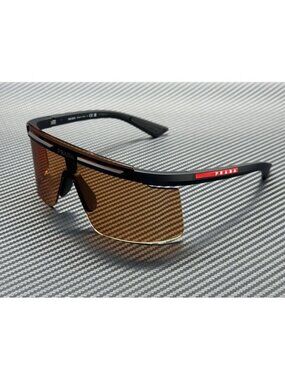New Prada Linea Rossa Men Matte Black Sunglasses 60-21-130